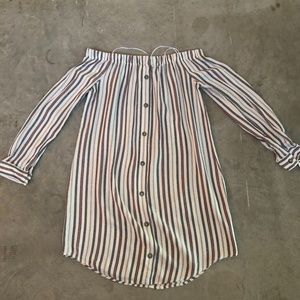 NWT WAYF dress off the shoulder